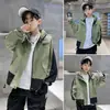 Abrigo de primavera para niños 2024 nueva ropa infantil estilo occidental guapo para niños celebridad de internet cortavientos casual ropa de calle a la moda