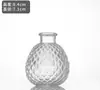 Florero de Vidrio de Comercio Exterior, Pieza Decorativa Transparente Estilo Ins para Arreglo Floral, Sensación Vintage de Alta Gama, Juego Pequeño, Florero de Alta Gama de Lujo Ligero