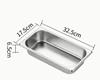 Estufa de Aislamiento Transfronterizo Amazon Estufa de Alcohol Cuadrada de Acero Inoxidable Plegable Calentamiento Plato Koming Estufa Buffet