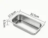 Estufa de Acero Inoxidable Rectangular Plegable para Aislamiento de Alcohol Calentamiento Calentador de Comida para Buffet de Amazon Transfronterizo