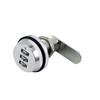 Cerradura de lengüeta giratoria con contraseña de 16 mm de largo, cerradura de buzón de contraseña, puede reemplazar la cerradura de llave, cerradura de cajón con contraseña C