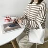 Bolso de Mano de Lona Colorido Primavera Nuevo Bolso de Mano Estilo Universitario Fresco Estilo Japonés Bolso Pequeño Bolso de Mujer