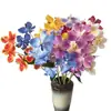 5 Orquídeas Phalaenopsis Artificiales para Arreglos Florales de Boda, Orquídeas Mariposa Falsas, Flores Artificiales Phalaenopsis