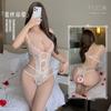 Ruolan Lingerie Sexy Oco Sexy Jompsuit Perspectiva Feminina Uniforme Paixão Tentação Pijama Open Sling 9517