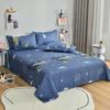 Sábana de una pieza engrosada de sarga, sábanas lijadas, dormitorio de estudiante, cama individual, funda nórdica doble sencilla de estilo nórdico para las cuatro estaciones