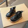 Botas Martin infantis, nova coleção outono/inverno 2026: botas curtas masculinas com forro de fleece e solas espessadas, botas femininas, botas de couro de inverno para bebês