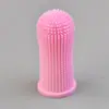 Cepillos de Dientes de Dedo para Mascotas para Gatos y Perros de Venta Caliente Transfronteriza, Cepillos de Limpieza Bucal, Suministros de Limpieza Anti-Sarro al por Mayor