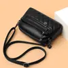 Bolsa Cuadrada Pequeña para Teléfono Móvil Transfronteriza Moda Múltiples Capas Gran Capacidad Bolso para Madres de Mediana Edad Bolso de Hombro Cruzado Simple Rombo