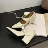 Sapatos Mary Jane retrô de bico fino para mulheres, pretos, com uma única tira e salto grosso, adequados para o dia a dia, estilo francês, confortáveis para os pés, saltos altos de 7CM