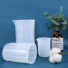 Productos Yixing diy molde de silicona de gota de cristal taza medidora de 750ml sin lavado con producción de escala