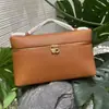 Bolsa Térmica Lp19 Dourada 2025 Nova Bolsa Transversal Outono e Inverno Popular Moda Tendência Bolsa de Ombro Estilo Hong Kong Alta Qualidade