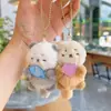 Llavero Colgante de Peluche Magnético Original de Tortuga Mini Linda, Colgante Pequeño Lindo para Mejores Amigos y Parejas