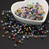 Cuentas Elásticas de 4 mm Cuentas de Bola de Cristal Cuentas Redondas de Cristal de 96 Caras Cuentas Sueltas Accesorios para Manualidades Hechas a Mano Material