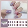 Parche para Uñas Portátil Corto Estampado Parche para Uñas Manicura Uña Portátil Terminada Venta al por Mayor Uña Portátil Casual Personalización