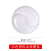 Prato de Tinta Redondo de Porcelana Imitação Weizhuang Prato de Água Paleta de Aquarela Prato para Mistura de Pigmentos de Pintura Chinesa Prato Pequeno para Estudantes Caligrafia