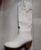 2022 Comércio Exterior V-Mouth Western Cowboy Boots Mulheres Salto Alto Botas de Cavaleiro Pontiagudo Mas Botas Longas Até o Joelho Slim High Barrel Comércio Exterior