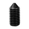 Tornillo de Bloqueo Grado 12.9, Tornillo Prisionero de Acero al Carbono con Punta, Tornillo de Máquina de Bloqueo Hexagonal con Punta Negra