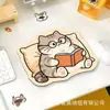 Alfombrilla de Ratón con Expresión de Hello Kitty de Dibujos Animados para Dormitorio de Niñas, Oficina, Escritorio de Computadora de Escritorio, Alfombrilla para Teclado y Juego