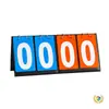 Placar Portátil de Basquete de Quatro Dígitos Placar de Sinuca de Três Dígitos Placar de Futebol de Mesa de Dois Dígitos Placar Flip