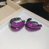 Brincos Vintage em Zircônia de Camada Dupla em Formato U com Design Único, Toque de Luxo Leve e Sofisticado para Mulheres