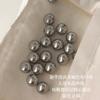 Perla Clásica Shijia, Muchos Colores, Color Cáñamo, Aguja de Plata S925, Estilo Francés Sencillo, Sensación de Alta Gama, Perla Gris Frío de Nicho