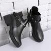 Botas de Mujer Botas de Nieve para Mujer 2025 Nuevas Botas Cortas Botas Martin Estilo Coreano Botas Martin con Remaches de Mujer Una Pieza Envío Directo