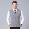 [Descuento de Outlet] Chaleco 100% Lana Pura para Hombre, Chaleco Cardigan, Chaleco de Lana con Cuello en V para Personas de Mediana Edad y Mayores