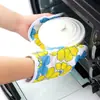 Guantes para Horno de Microondas, Aislantes del Calor para el Hogar, Antiescaldaduras, Resistentes a Altas Temperaturas, Equipo Protector para Hornear en Horno de Cocina, Base Aislante del Calor, Juego de Dos Piezas