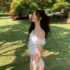 Maiô Floral para Mulheres, Peça Única Estilo Japonês, Biquíni Sexy e Emagrecedor para Férias e Praia, Moda Praia Estilo Japonês
