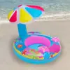 Bote inflable de hongo de PVC/adecuado para niños de 3 a 6 años/llamativo en la piscina/Tamaño: 34 pulgadas