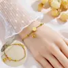 Pulseira Meichen Europeia Americana Cor Dourada 18K Resistente à Cor para Mulheres Simples Versátil Ins Personalidade Moda Luxo Leve Joias Transfronteiriças