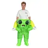 Fantasias Infláveis de Alien Abraçando Pessoa para Festa de Halloween Cosplay Adereços Engraçados Entrega Direta da Fábrica