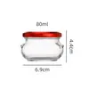 Nuevo frasco de vidrio para conservas con doble asa para mermelada, vejiga de pescado, gelatina de pescado, gelatina de leche, frasco para guisos frescos, frasco de almacenamiento de grado alimenticio resistente a altas temperaturas