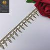 Fio de ouro de 2 cm para pendurar rendas acessórios para roupas Lolita rendas bordados acessórios para cortinas douradas punhos Hanfu