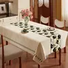 Mantel Estilo Retro Americano, Impermeable, Resistente al Aceite, Lavable, Resistente al Calor, Cubierta de Mesa de Comedor de Lujo de Gama Alta, Cubierta para Mesa de Café, Nuevo Modelo 2026