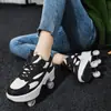 Novos Tênis Heelys para Meninas 2025, Transfronteiriços, para Crianças, Adolescentes e Estudantes, Retração de Um Clique e Patins Escondidos com Rodas Duplas