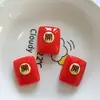Festa de Ano Novo Deus da Riqueza Yuanbao Acessórios DIY Borracha Cremosa Capa de Celular Decoração Material Ano do Dragão Presente Caseiro Tendência