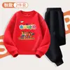 Traje de Otoño e Invierno para Niños Traje de Dos Piezas con Terciopelo Opcional para Grados 1-6 Actividades Estudiantiles