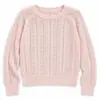 Suéter de cachemira calado, jersey de punto de cuello redondo, capa base engrosada, 100% cachemira, suéter de corte relajado para mujer, colección otoño/invierno 2026