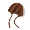 Chapéu de Cashmere Feminino Chapéu de Lã Tricotado Outono e Inverno Chapéu Baotou Versátil Lã À Prova de Frio Espesso Quente Chapéu com Proteção para Orelhas