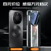 [Dropshipping Sem Rastreamento] Capa para Celular Adequada para Huawei Mate80Promax com Proteção Completa da Lente 80Rs Couro Genuíno Padrão Crocodilo