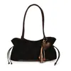 Bolsa Tote Retrô da Moda Outono/Inverno Grande Capacidade 2026 Nova Casual para o Dia a Dia Trabalho Bolsa de Ombro Único Simples Bolsa de Axila