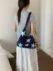 2026 Nueva Elegante Bolsa de Hombro Estilo Coreano con Bordado de Estrellas para Mujer, Bolsa de Gran Capacidad para Hombro o Axila, Bolsa Versátil para el Trabajo