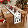 Bandeirinha de Mesa de Ano Novo 2026 Exclusiva Transfronteiriça Nova Bandeirinha de Mesa de Natal Festa de Feriado Mesa Decoração de Ano Novo Toalha de Mesa