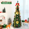Árvore de Natal Modelo 2026 para Uso Doméstico, Luzes Decorativas para Festas, Extensível e Dobrável, Montagem de Cena DIY para o Dia de Ano Novo
