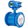 Caudalímetro electromagnético inteligente para aguas residuales y aguas residuales, tipo tubería anticorrosión, 4-20mA RS485 líquido conductor industrial