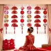 Decoración de habitación de boda, decoraciones largas colgantes para la boda, cortinas para las habitaciones de la novia y el novio, decoraciones de pared de fondo, guirnaldas con personajes de "feliz"