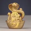 Yang Tong Ji Decorações para Home Office Cobre Doze Signos do Zodíaco Cobre Yuanbao Signos do Zodíaco Mini Zodíaco Yuanbao Enfeites