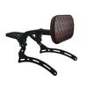 Adequado para Haojue Tr300 Versão Plus Preto Fosco Para-choque de Aço Carbono Bolsa Lateral Encosto Dobrável Modificação Completa