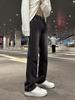 Vibras de la Calle Principal Jeans Slair para Hombre Primavera y Verano 2024 Retro Sueltos Rectos Marca de Moda Americana Pantalones Slim-Fit